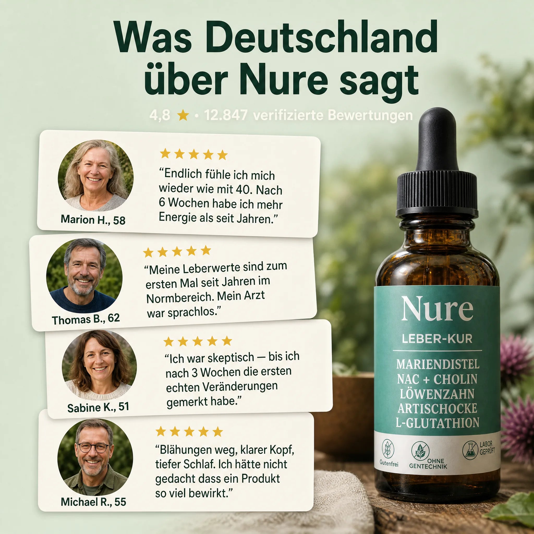 Nure Leber Support – zur Wiederherstellung von Energie und Vitalität